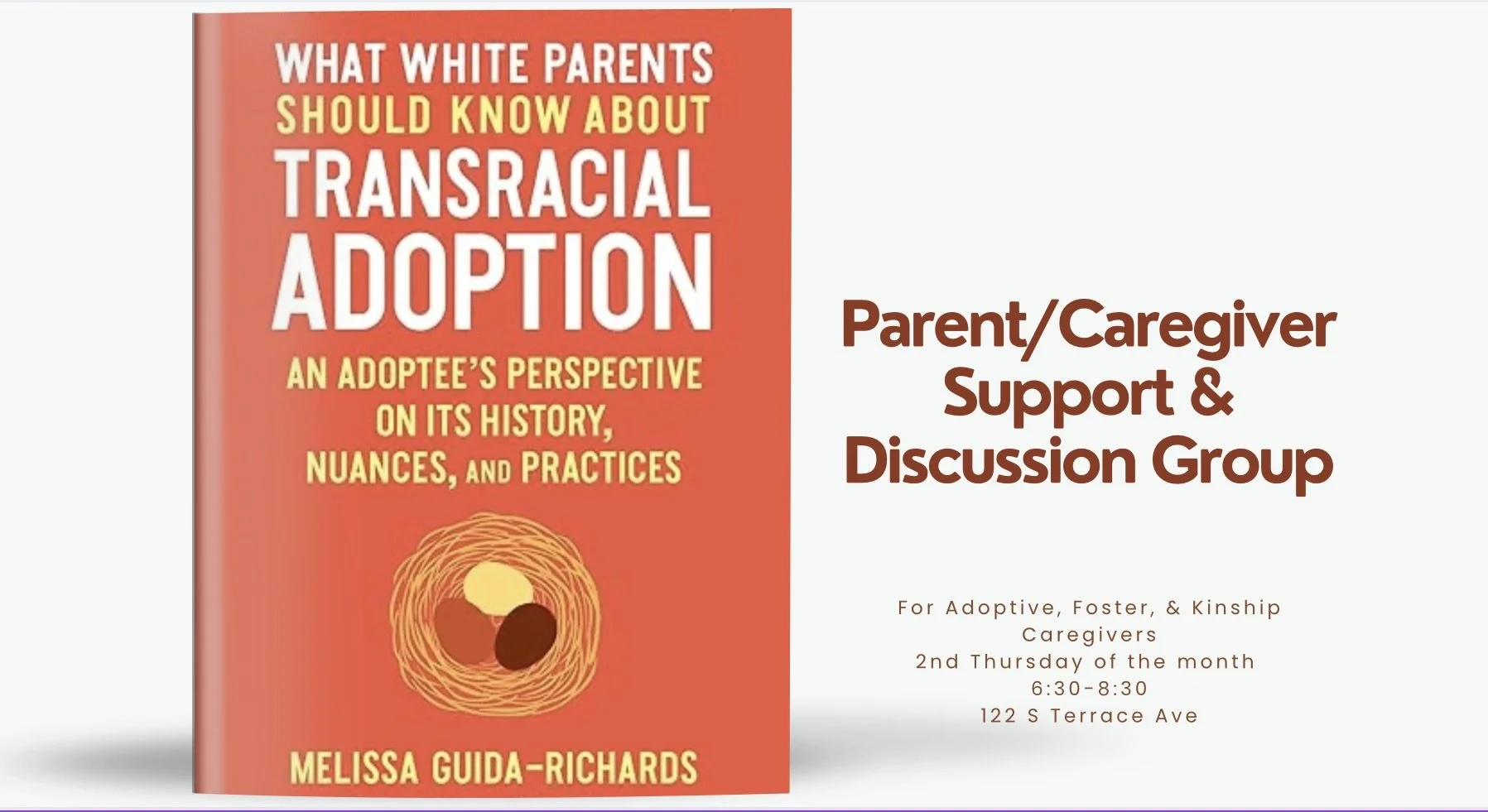 In-Person Parent/ Caregiver Support and Discussion Group - for Adoptive, Kinship Care & Foster Parents
