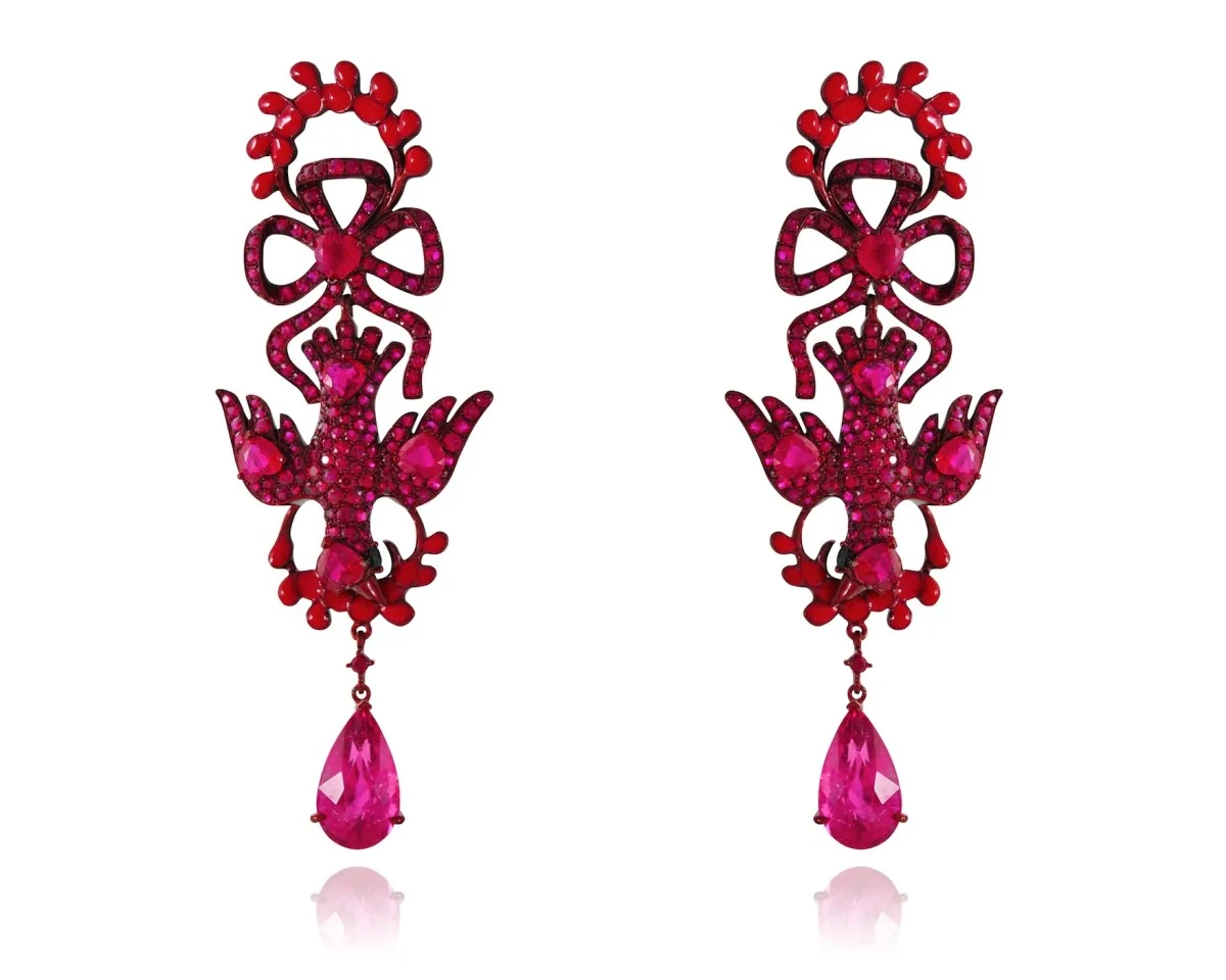 Scarlet Empress Earrings