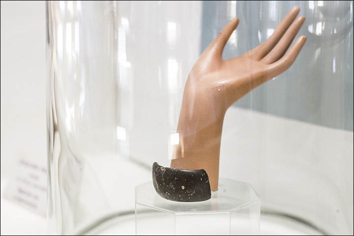 Bracelet on display