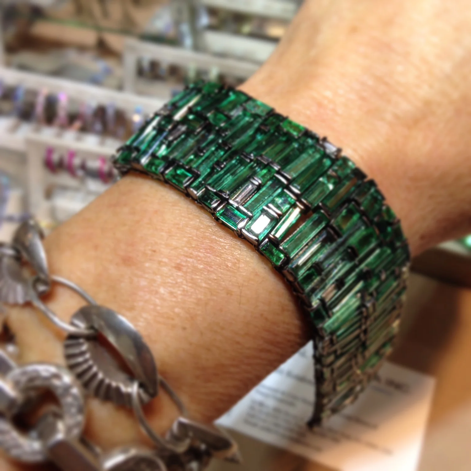 Emerald bracelet - on my wish list for certain
