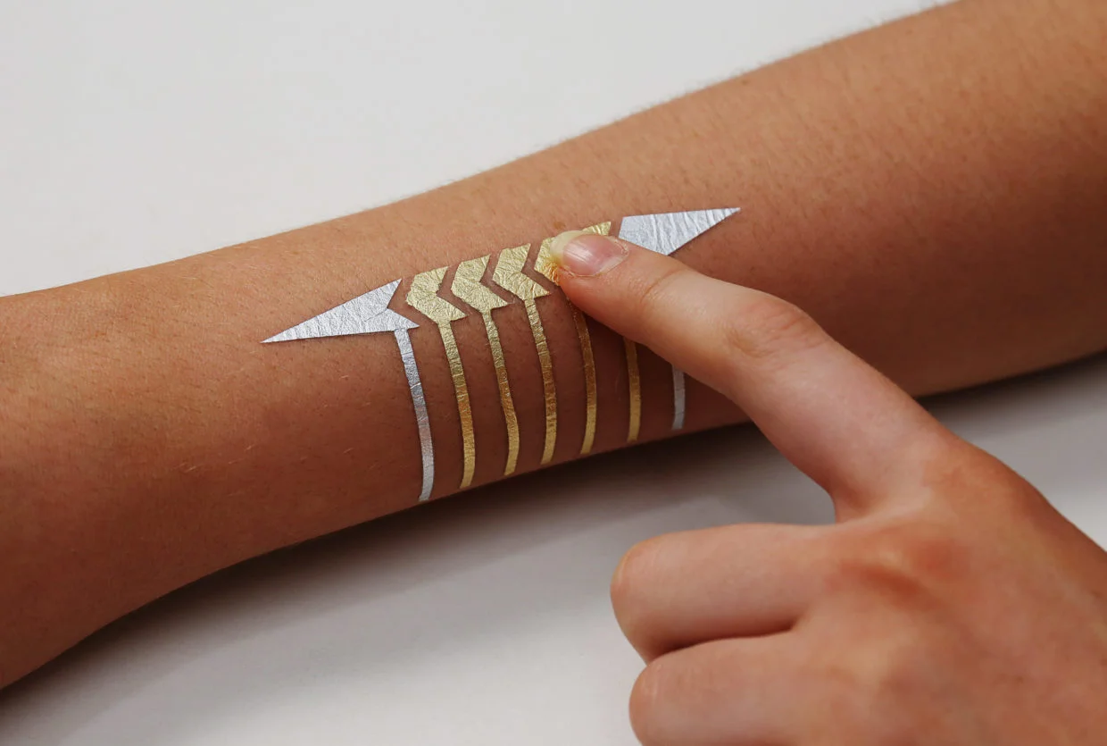 DuoSkin tattoos are designed to last a few days at the most.