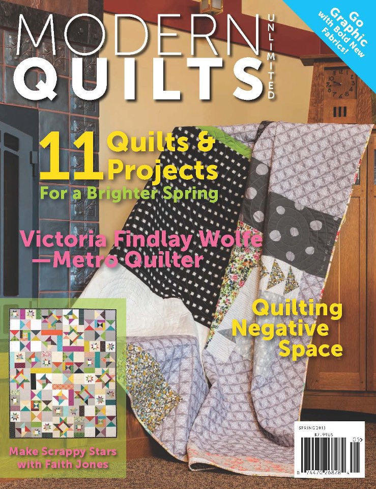Modern Quilts Unlimited / Spring 2013