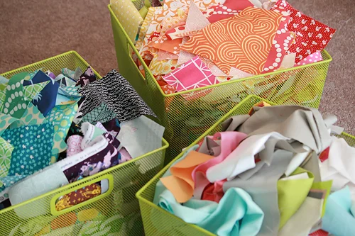 Scrap Bins by Faith Jones of Fresh Lemons Quilts