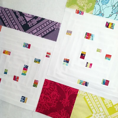 Log Cabin Challenge by Fresh Lemons Quilts