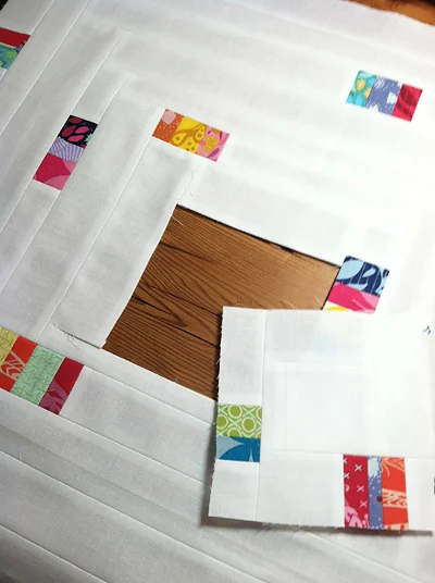 Log Cabin Challenge by Fresh Lemons Quilts