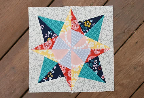 Quiltmaker 100 Blocks, vol 7 - Block by Faith of Fresh Lemons Quilts