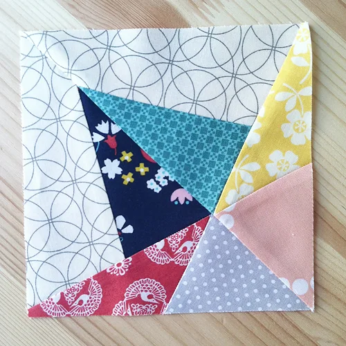 Quiltmaker 100 Blocks, vol 7 - Block by Faith of Fresh Lemons Quilts