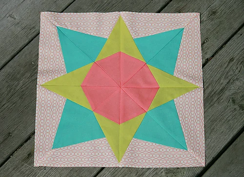 Quiltmaker 100 Blocks, vol 7 - Block by Faith of Fresh Lemons Quilts