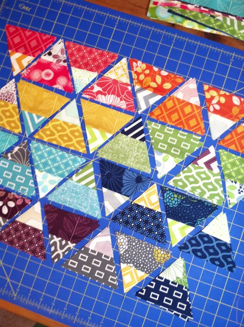 Simply Triangles by Fresh Lemons Quilts : Faith
