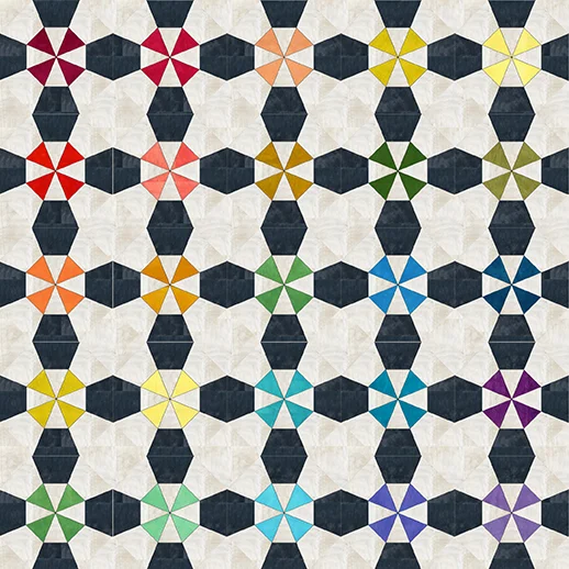 Lighthouse Quilt Along Design by Fresh Lemons Quilts : Faith