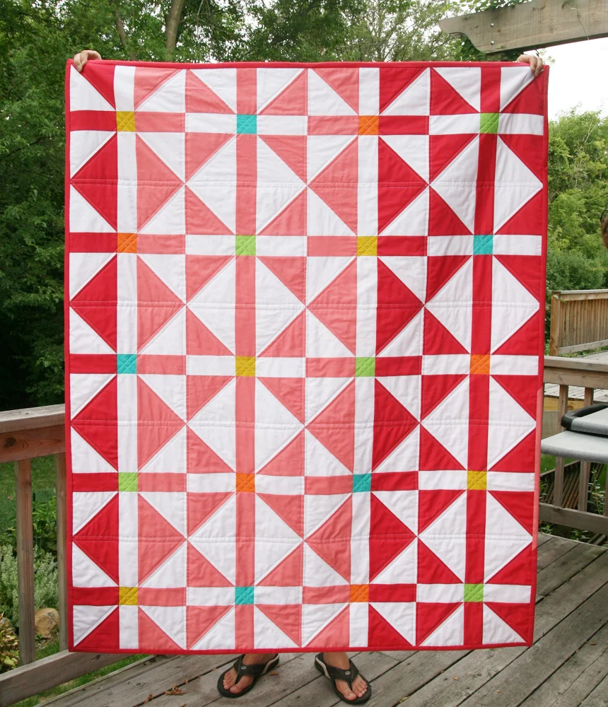 Rosy Windows Quilts, pattern from Vintage Quilt Revival : Fresh Lemons Quilts