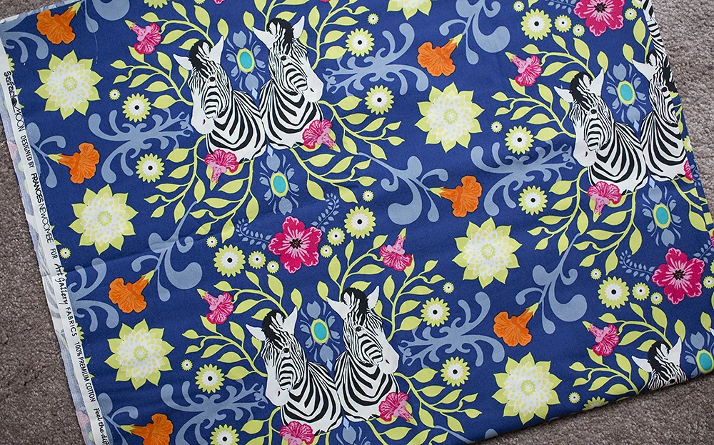 Safari Moon Quilt - Animalia in Splendor : Fresh Lemons Quilts
