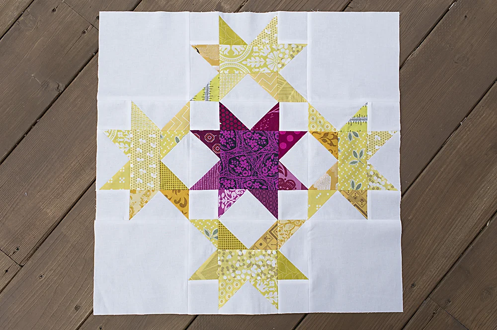 Radiant Splendor Quilt Block Tutorial by Fresh Lemons Quilts