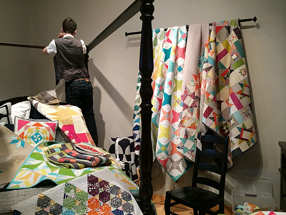 Pottery Barn Vintage Quilt Revival Trunk Show ~ Fresh Lemons Quilts