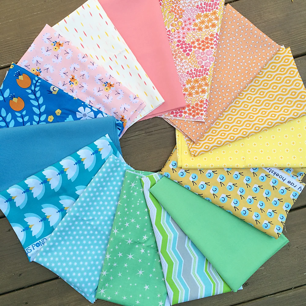 Faith Jones Fresh Lemons Quilts fabric bundle from Fat Quarter Shop
