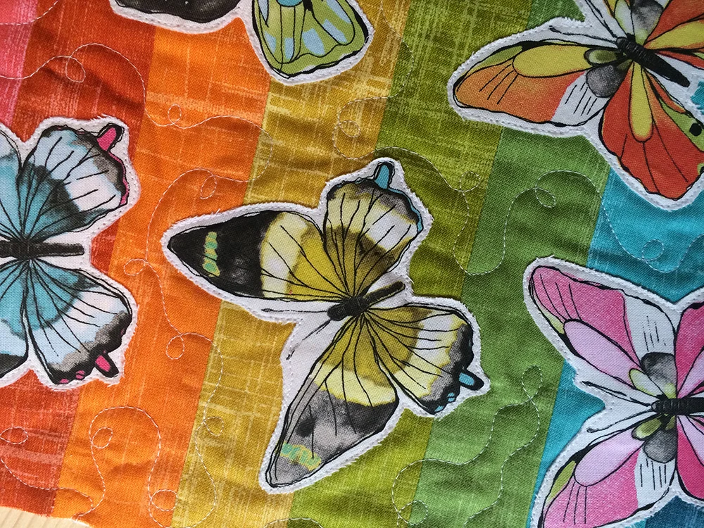 Flutter and Painter's Canvas by Laura Gunn; Fresh Lemons Quilts