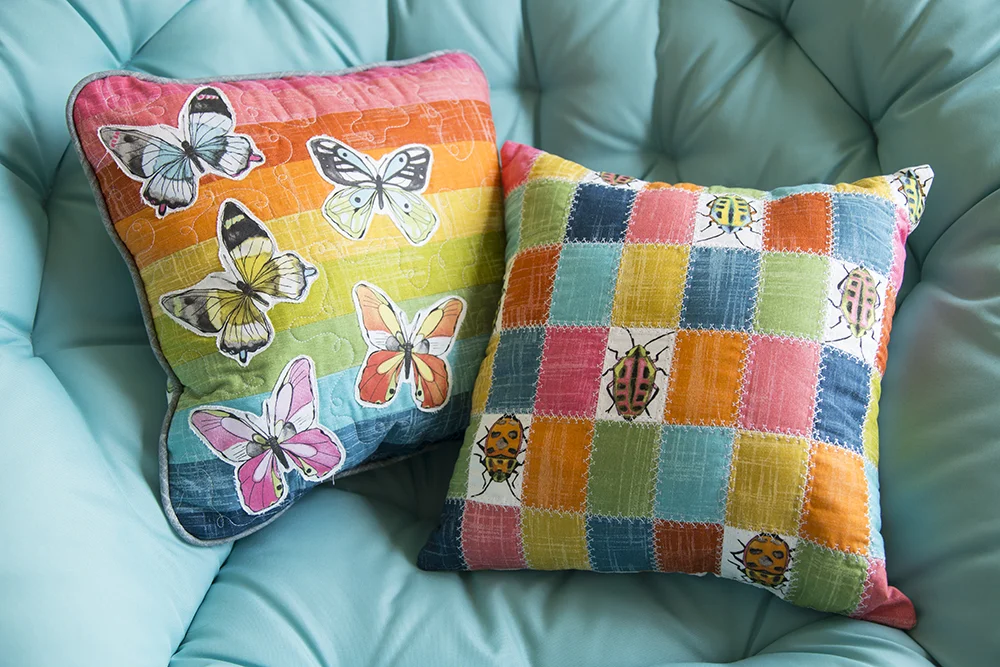 Flutter Pillows : Fresh Lemons Quilts