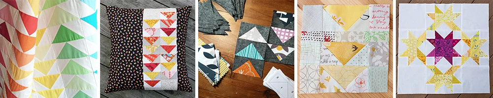 Flying Geese Paper Piecing Templates at Fresh Lemons Quilts