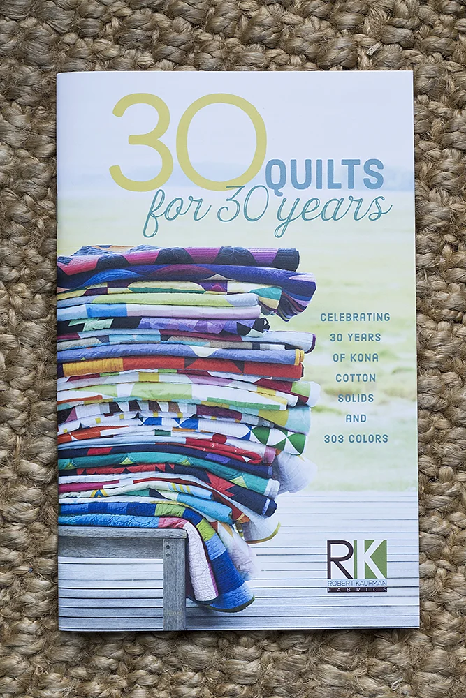 30 Quilts For 30 Years, Kona Cottons Lookbook: Fresh Lemons Quilts