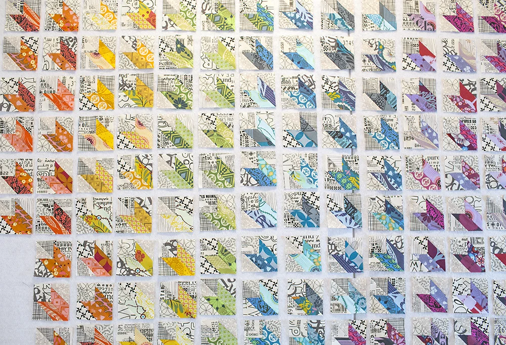 Poinsettia Quilt Progress : Fresh Lemons Quilts
