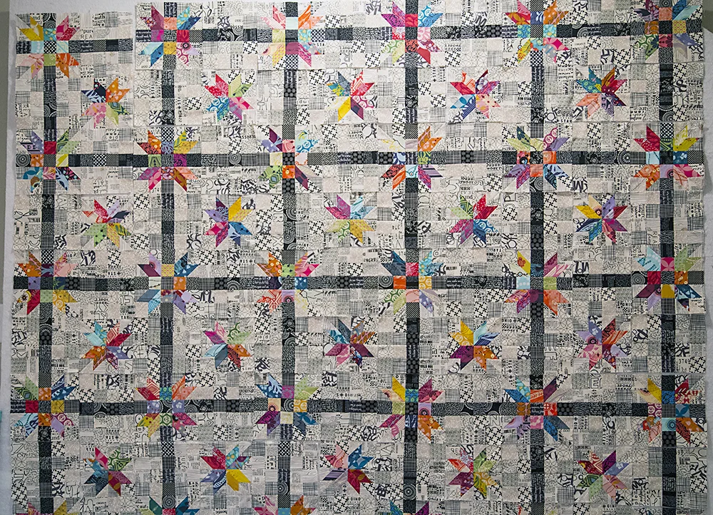 Poinsettia Quilt Progress : Fresh Lemons Quilts