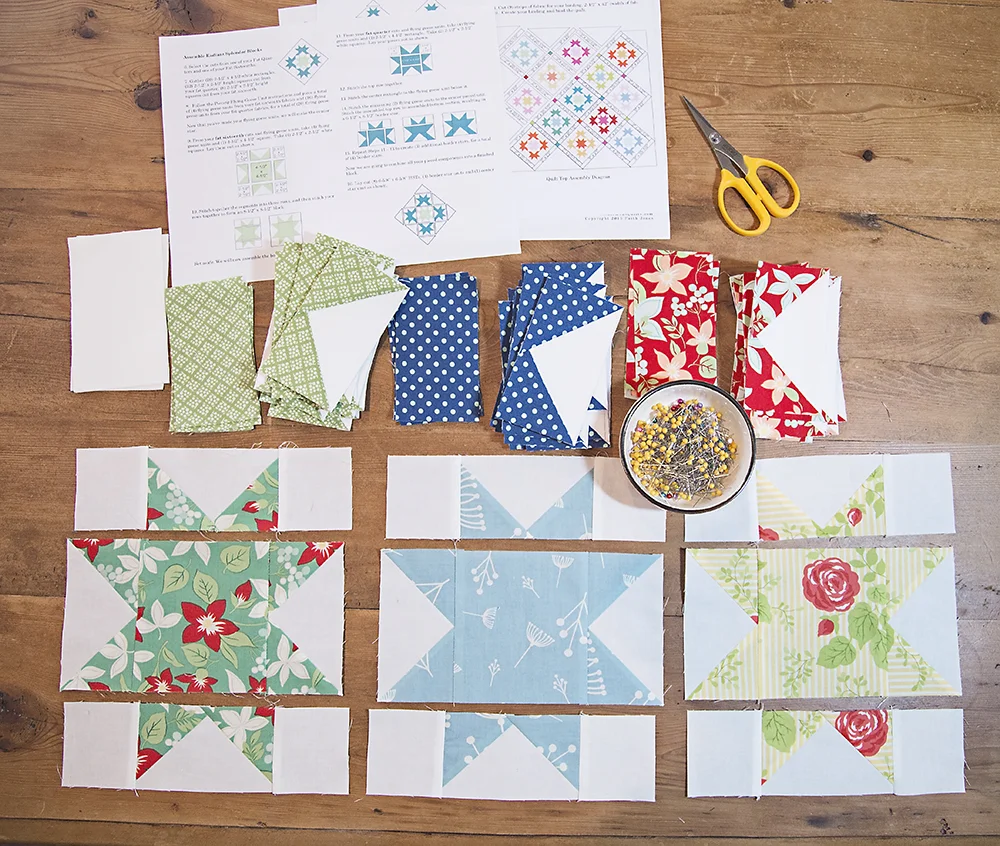 Splendor Quilt Beginnings : Fresh Lemons Quilts