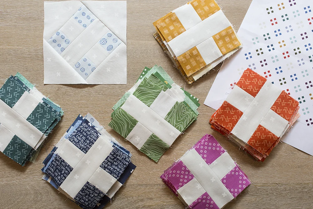 Four Square Quilt Pattern : Fresh Lemons Quilts
