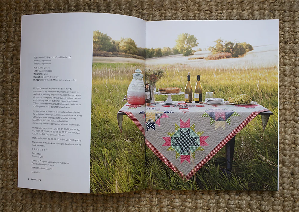 For Keeps : Meaningful Patchwork for Everyday Living by Amy Gibson : Fresh Lemons Quilts