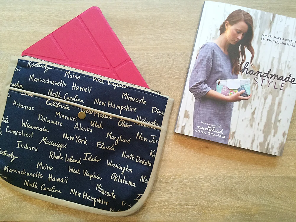 Tablet Case / Pattern from Handmade Style by Anna Graham : Fresh Lemons Quilts