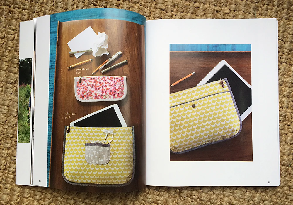 Tablet Case / Pattern from Handmade Style by Anna Graham : Fresh Lemons Quilts