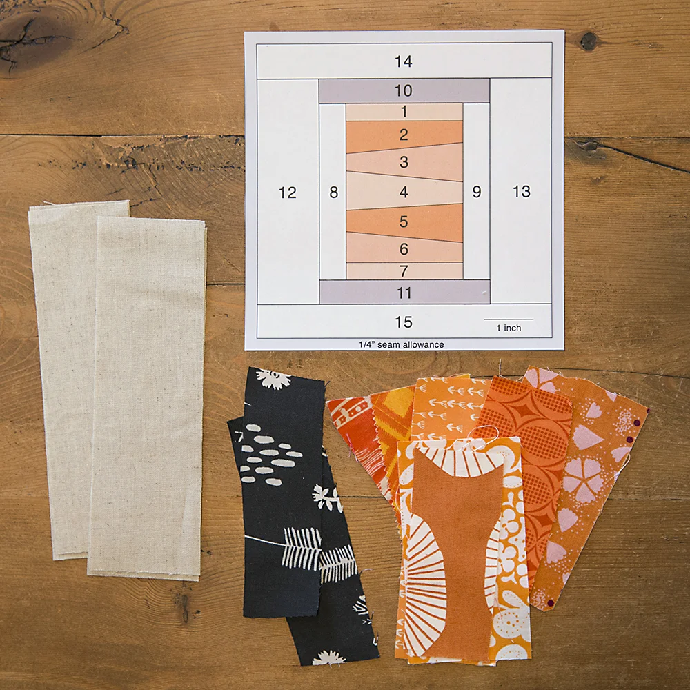 Fresh Spool Series, Scrappy Spool Quilt Block Pattern : Fresh Lemons Quilts