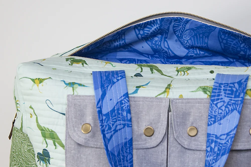 Cargo Duffle - pattern by Noodlehead : Fresh Lemons Quilts