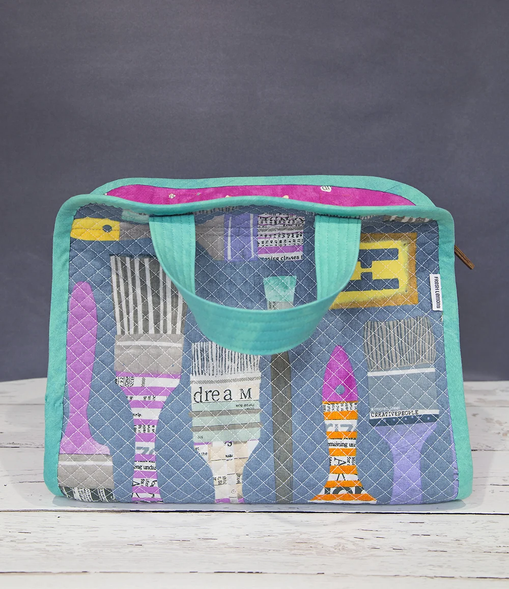 Maker's Tote, pattern by Noodlehead : Fresh Lemons Quilts