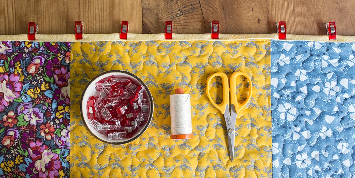 How to Bind a Quilt using Double Fold Binding We All Sew — Fresh Lemons Quilts