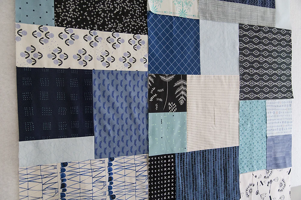 Blue Squared Quilt : Fresh Lemons Quilts