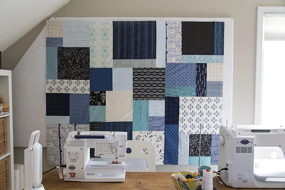 Blue Squared Quilt : Fresh Lemons Quilts