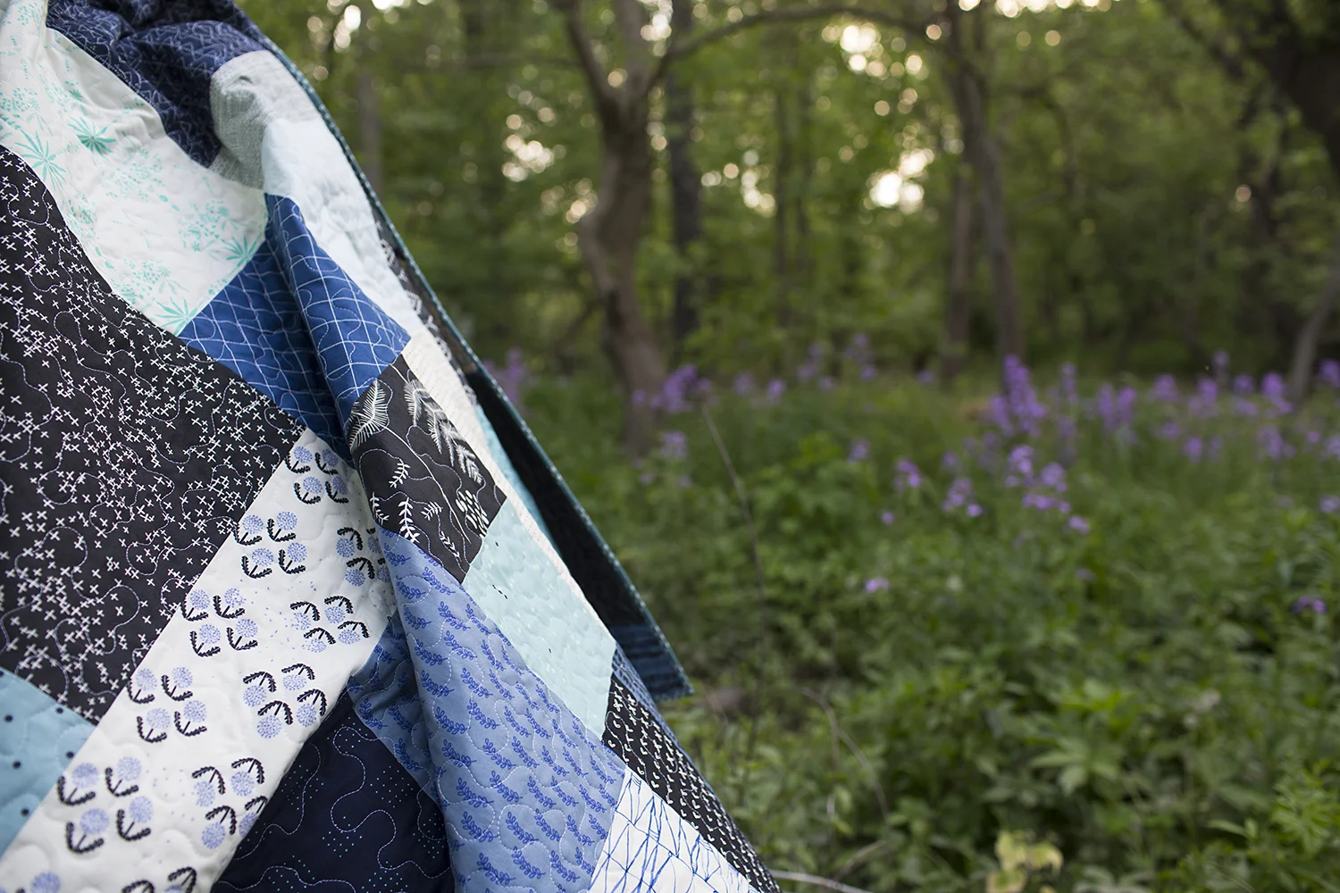 Blue Squared : Fresh Lemons Quilts