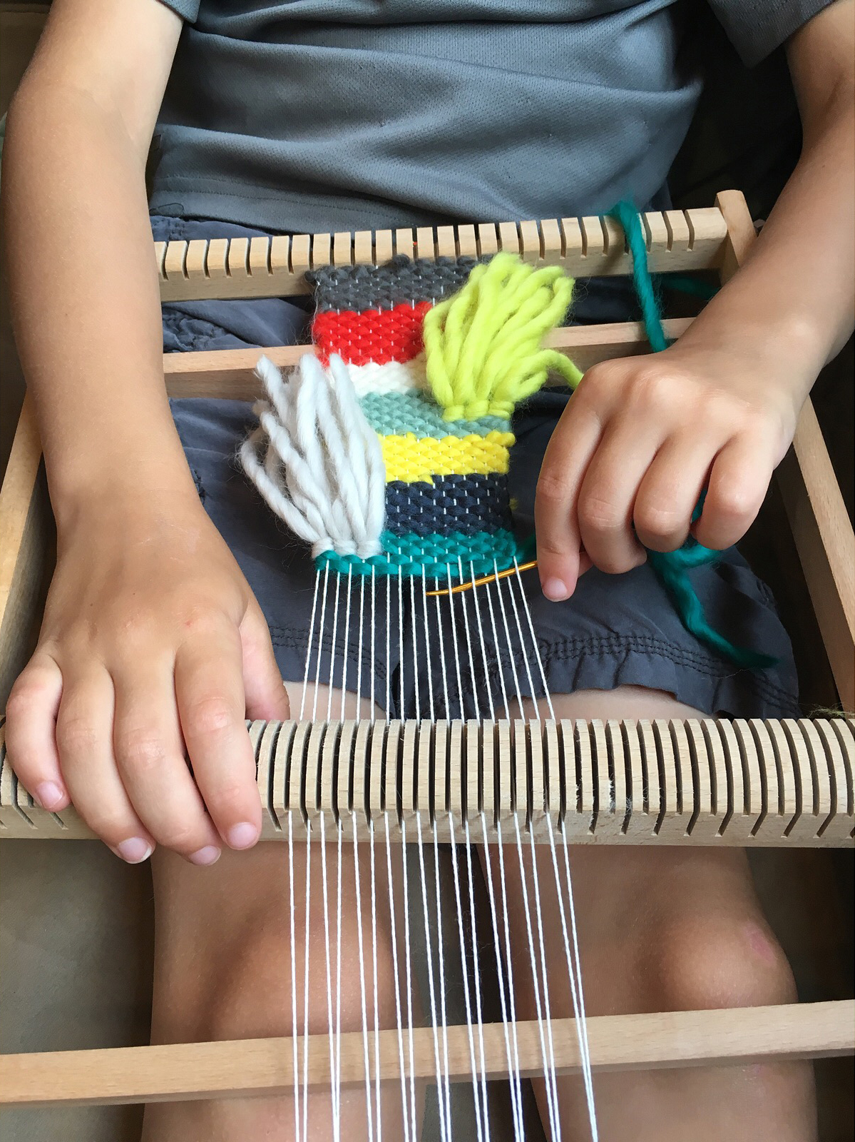 Summer Crafting with Kids ~ Weaving — Fresh Lemons Quilts