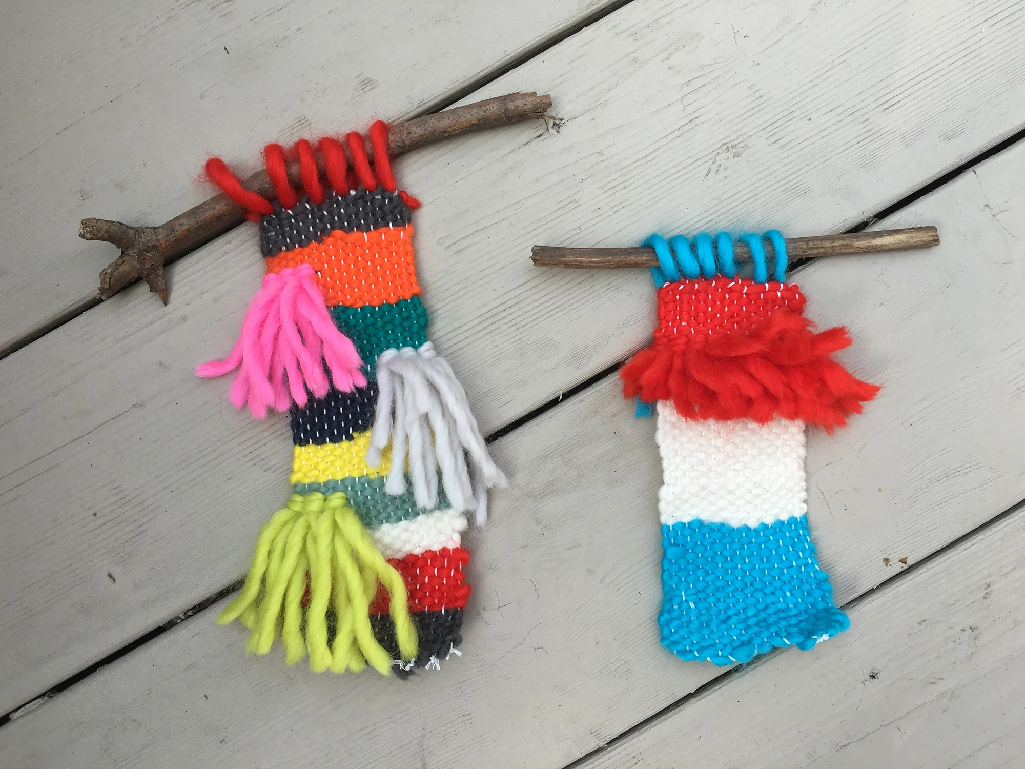 Summer Crafting with Kids ~ Weaving
