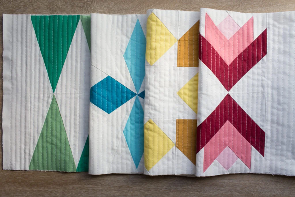 Sugarplum Table Runner Quilting by Fresh Lemons Quilts