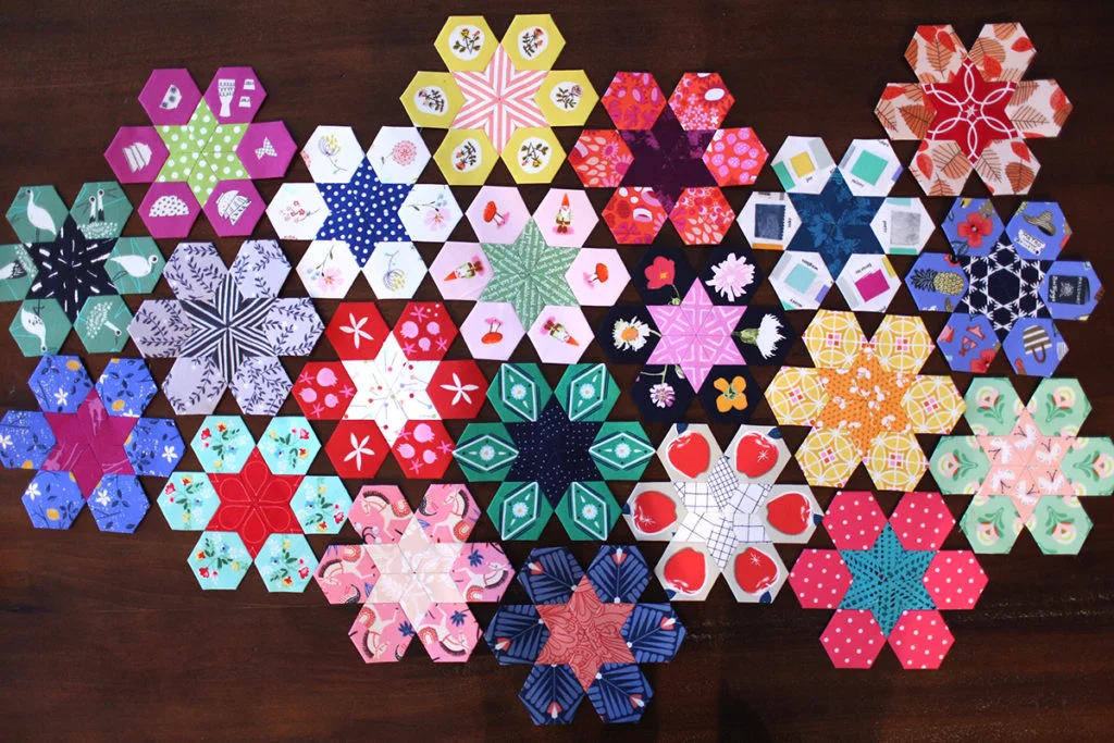 English Paper Piecing : Fresh Lemons Quilts