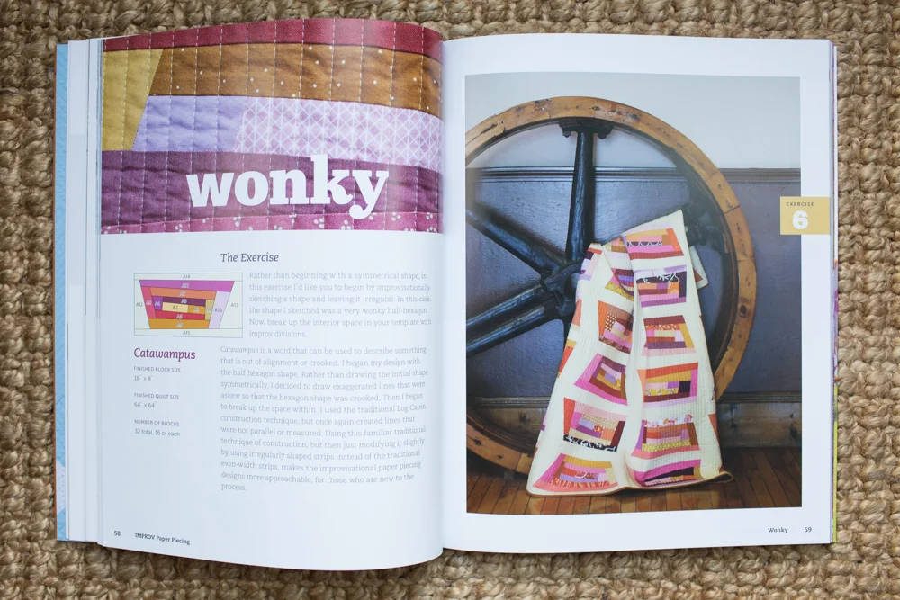 Improv Paper Piecing by Amy Friend : Fresh Lemons Quilts