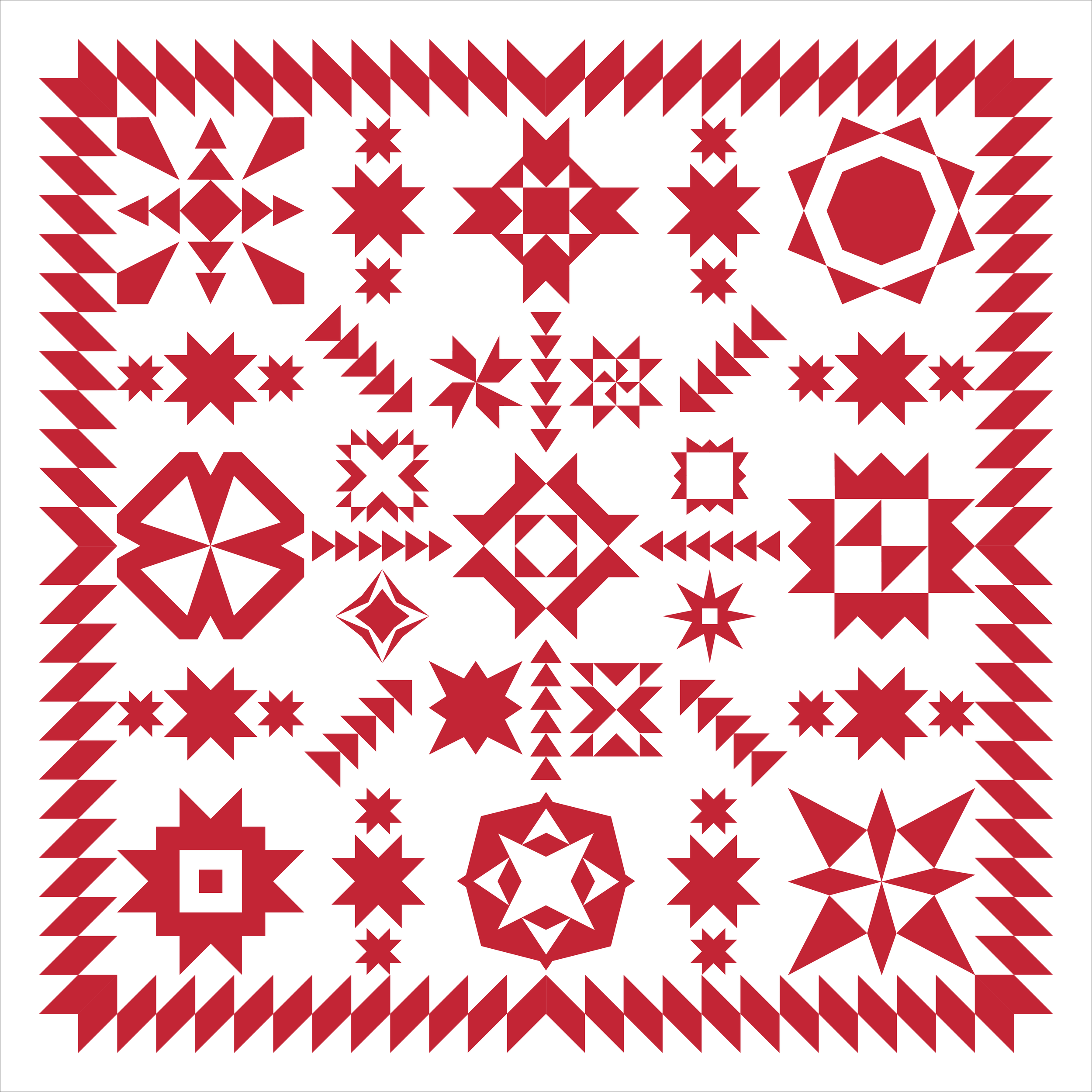 Summer Sampler 2017 : Summer Star Medallion Quilt Along