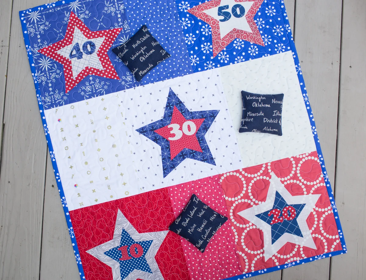 Star Bean Bag Toss Tutorial : Fresh Lemons Quilts