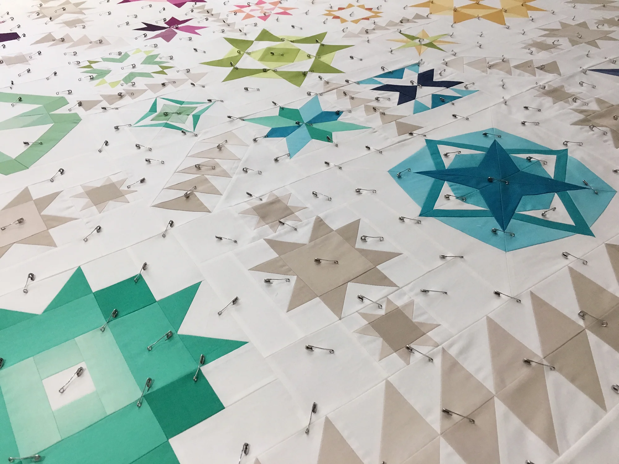 Summer Sampler 2017 ~ A Finished Quilt