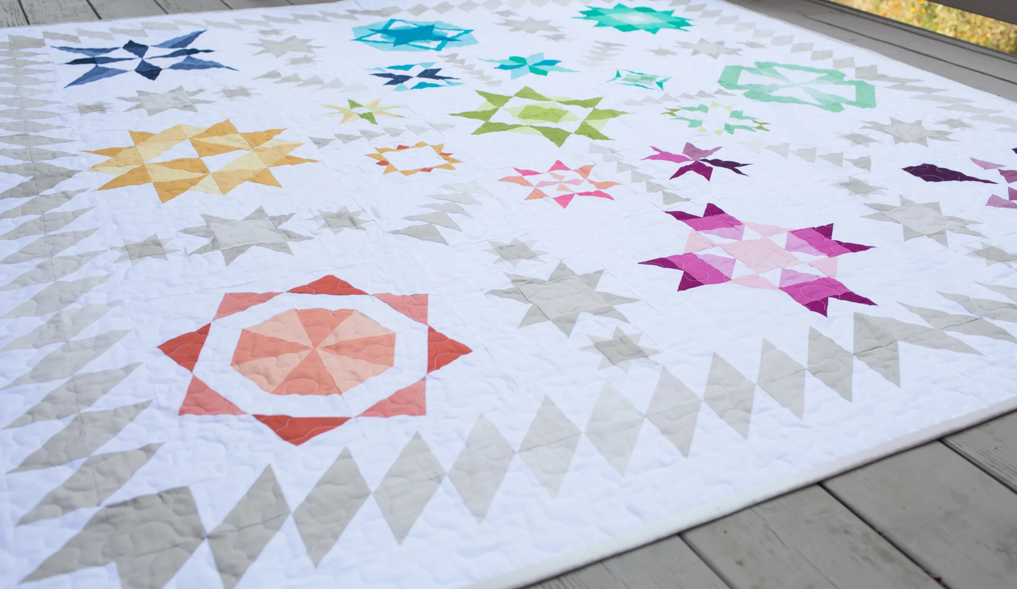 Summer Sampler 2017 ~ A Finished Quilt