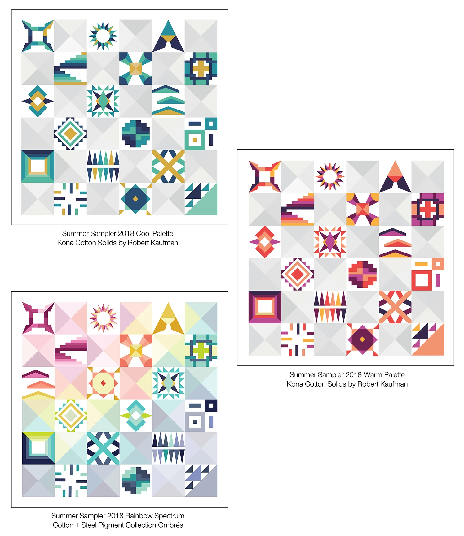 Summer Sampler 2018 Quilt Along