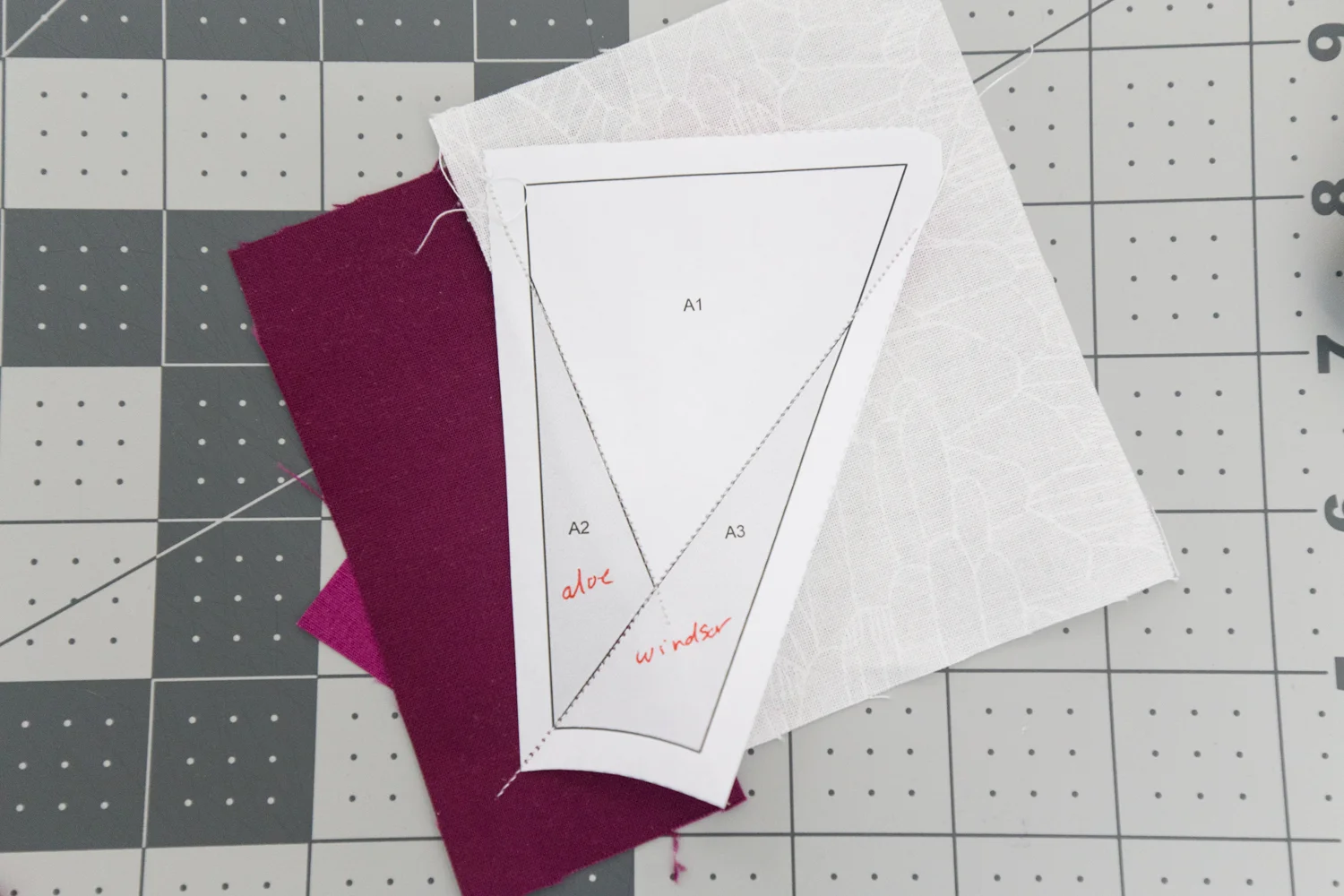 Points Assembly ~ Summer Sampler 2018 at Fresh Lemons Quilts