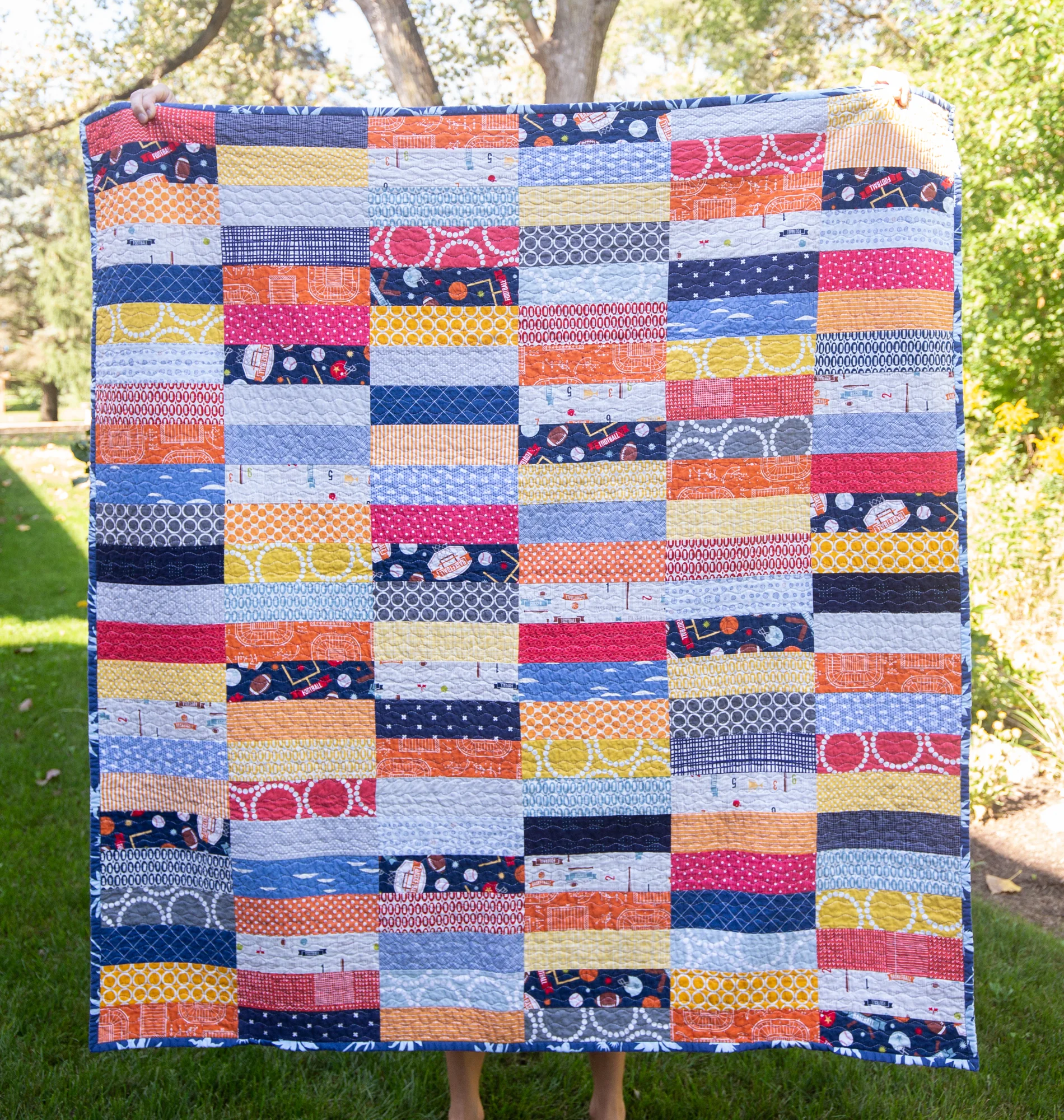 Sportsball Quilt ~ Fresh Lemons Quilts