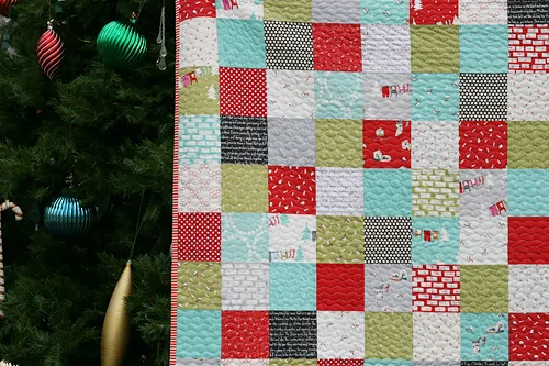 A Very Cherry Christmas Quilt